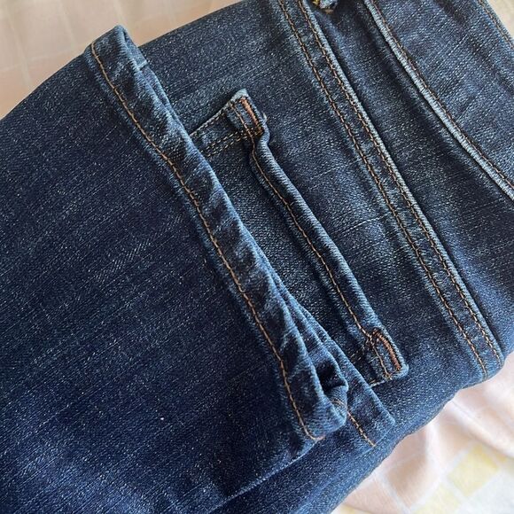 Lee Mid Rise Straight Leg Regular fit Jeans Size 4 Medium GUC Blue - Picture 6 of 6